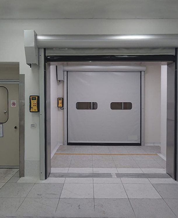 Schelllauftor im Kühlbereich